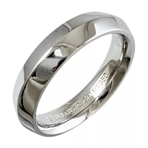 TIFFANY&Co. Ring US 5 3/8 EU50 Pt950Platinum used - Picture 1 of 4